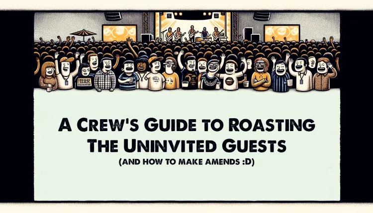 The Uninvited Guests: A Crew’s Guide to Roasting Guest List Freeloaders (and How to Make Amends)